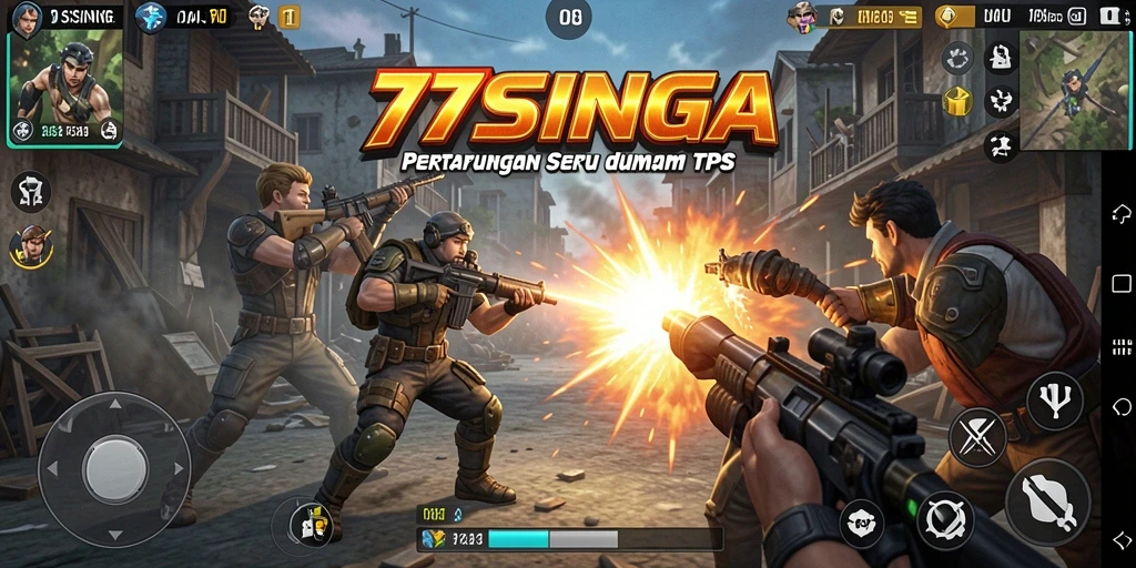 Gameplay seru di 77SINGA yang penuh aksi dan tantangan.