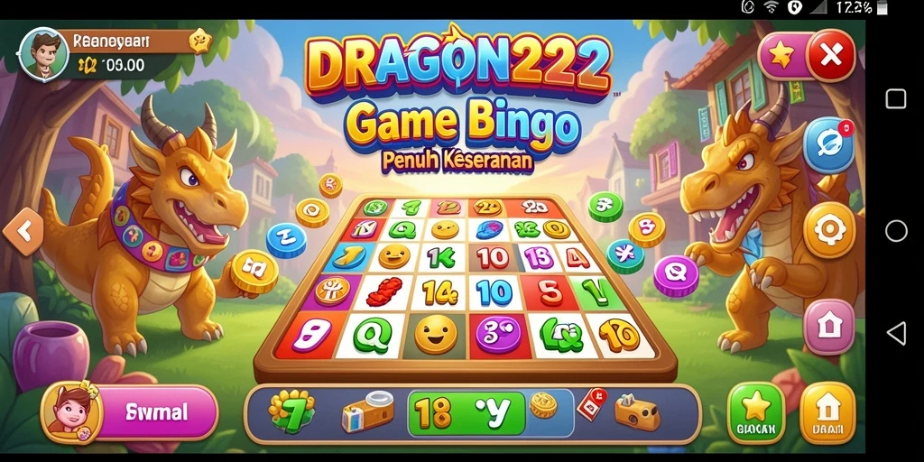 Tampilan menarik dari gameplay Bingo di DRAGON222