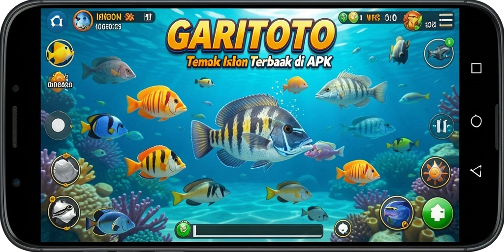 Tampilan menarik dari gameplay Tembak Ikan GARITOTO yang mengasyikkan.