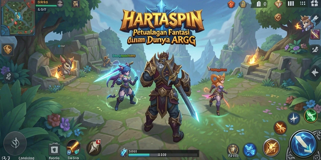 Gameplay ARPG HARTASPIN yang menarik dan visual yang menawan.