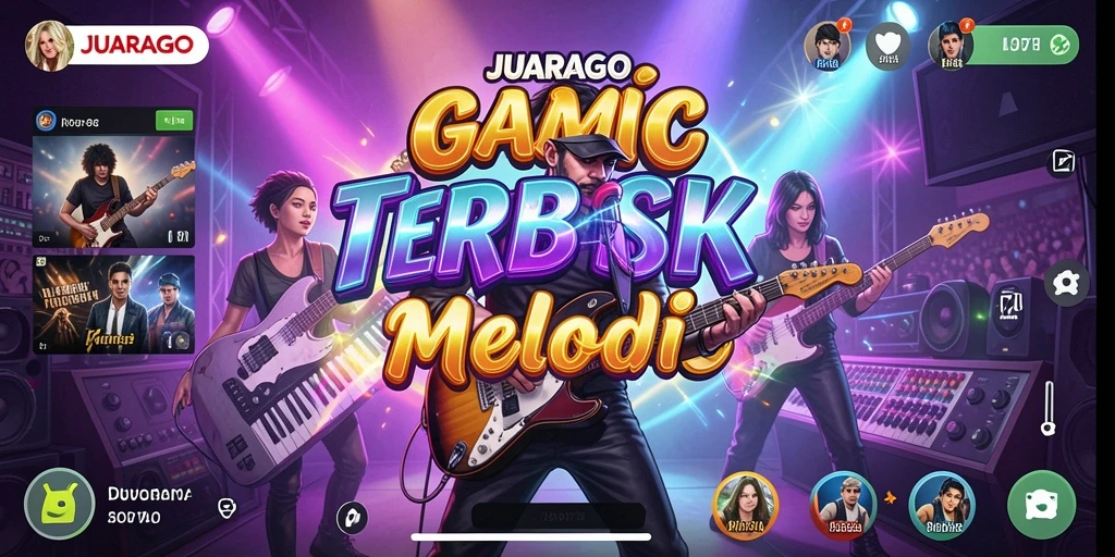 Tampilan gameplay JUARAGO yang mengasyikkan dan penuh warna.