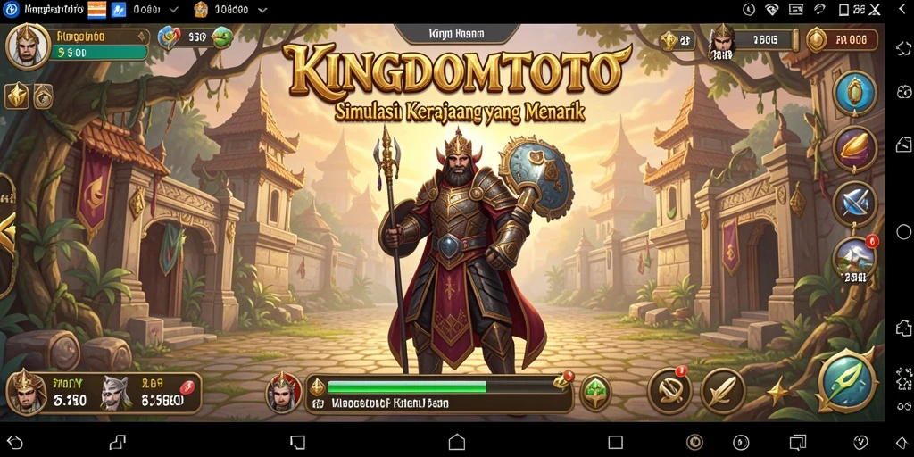 Tampilan gameplay menarik dari KINGDOMTOTO yang penuh strategi.