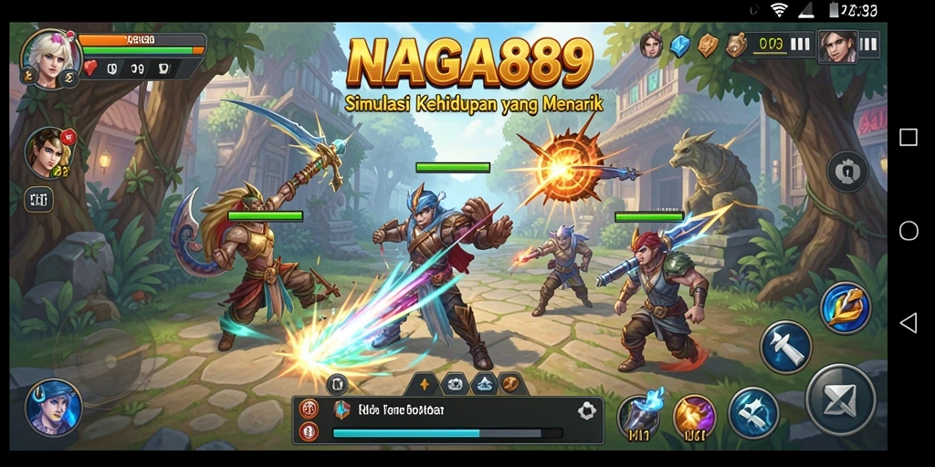 Tampilan menarik dari NAGA889 menunjukkan dunia simulasi yang kaya.