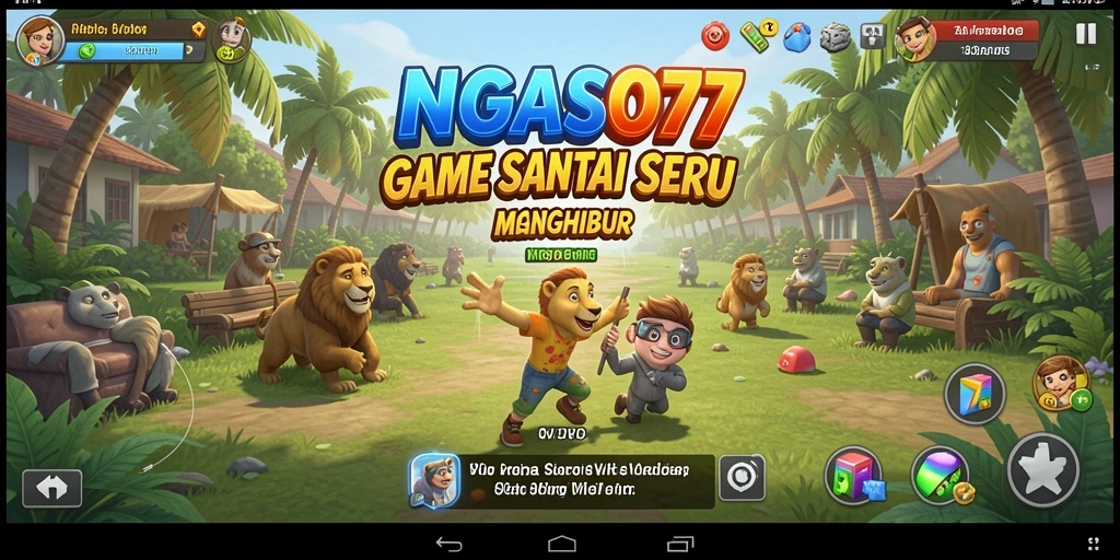 Tampilan gameplay menarik di NGASO77, suasana santai dan menyenangkan.