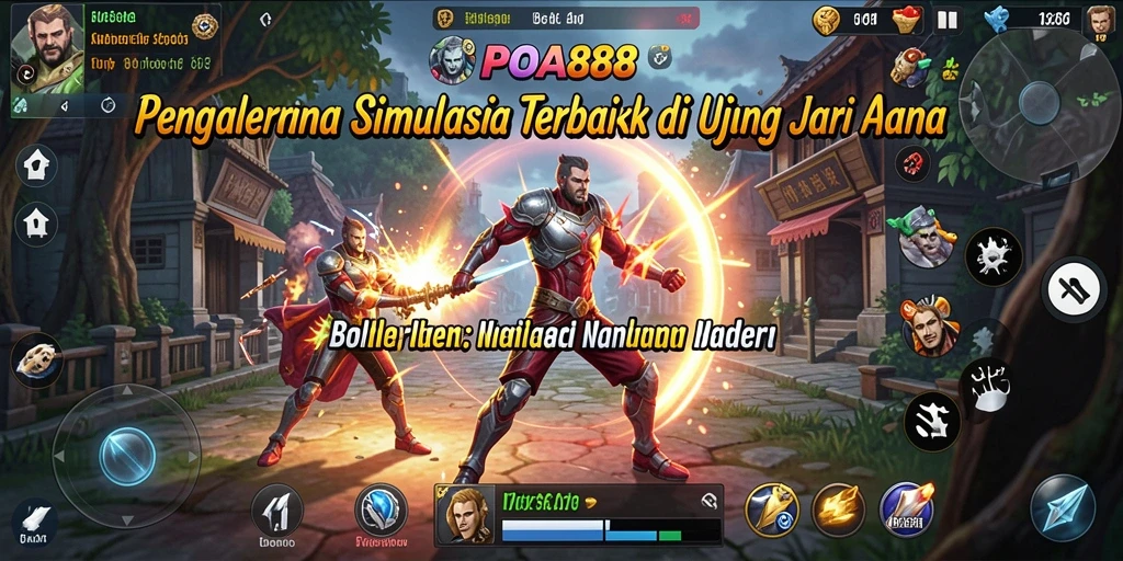 Screenshot gameplay POA88 menampilkan aksi seru dalam simulasi.